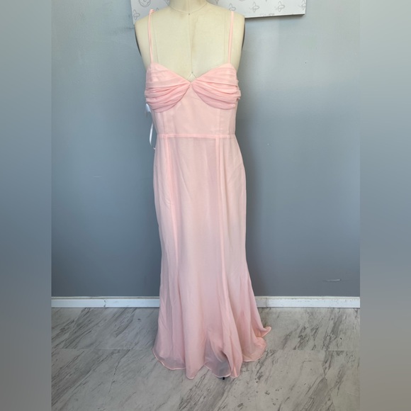 Fame and Partners Dress- pink maxi size 10 - Picture 2 of 6